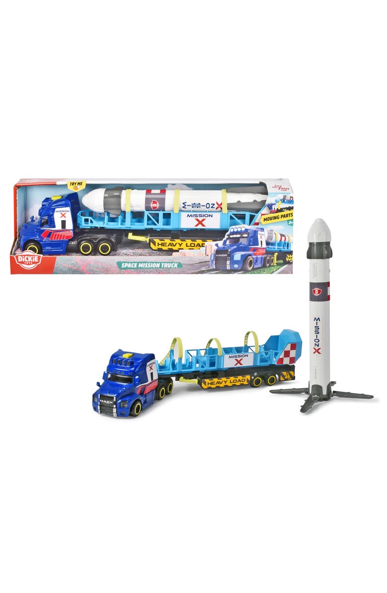 Dickie Toys HK Ltd Mack Truck With Trailer And Rocket, Main, color, 
