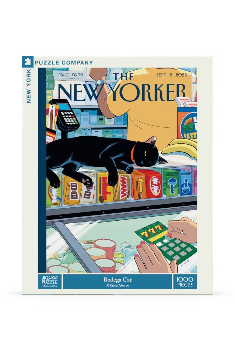NEW YORK PUZZLE COMPANY Bodega Cat 1000 Piece Puzzle, Main, color, NO COLOR