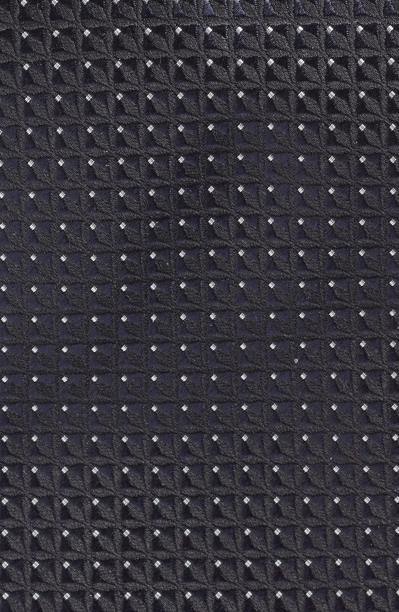 ZEGNA TIES Fili Flower Silk Tie, Alternate, color, Navy