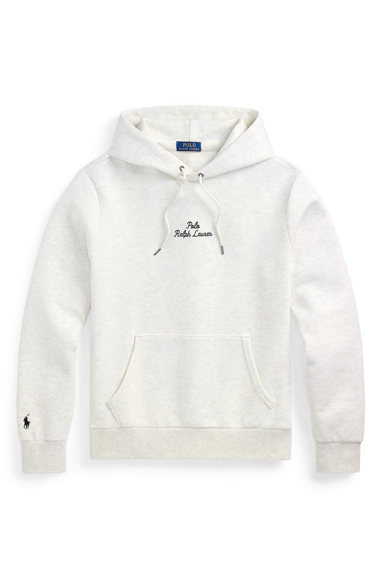 Polo Ralph Lauren Logo Double Knit Hoodie, Alternate, color, 