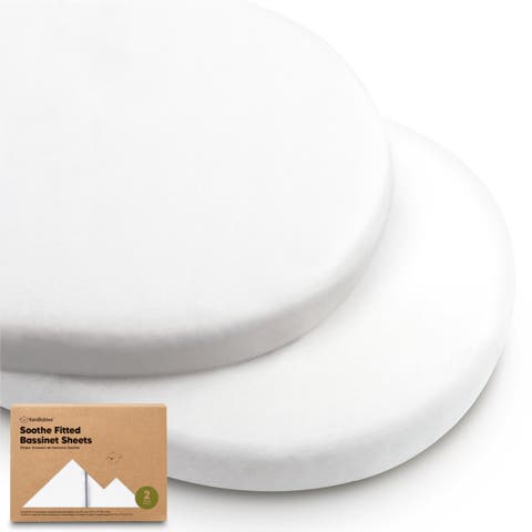 2-Pack Soothe Fitted Bassinet Sheets