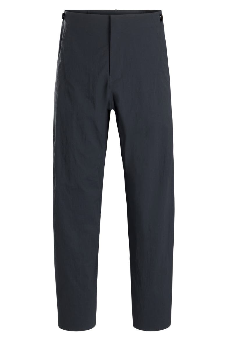 Spere Water Repellent Stretch Nylon Cargo Pants, Alternate, color, BLACK
