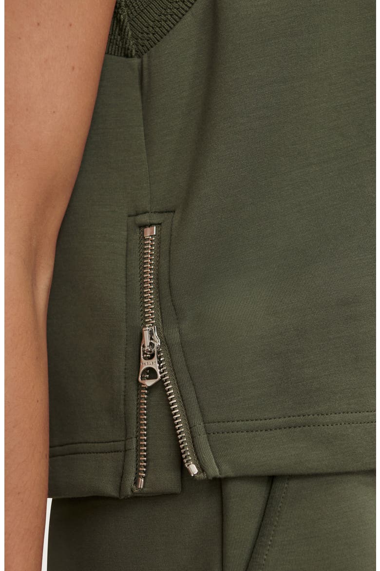Shea Crop Tank, Alternate, color, THYME