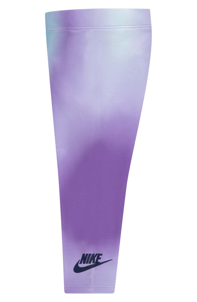 Nike Dri-FIT Logo T-Shirt & Leggings Set, Alternate, color, Black Raspberry