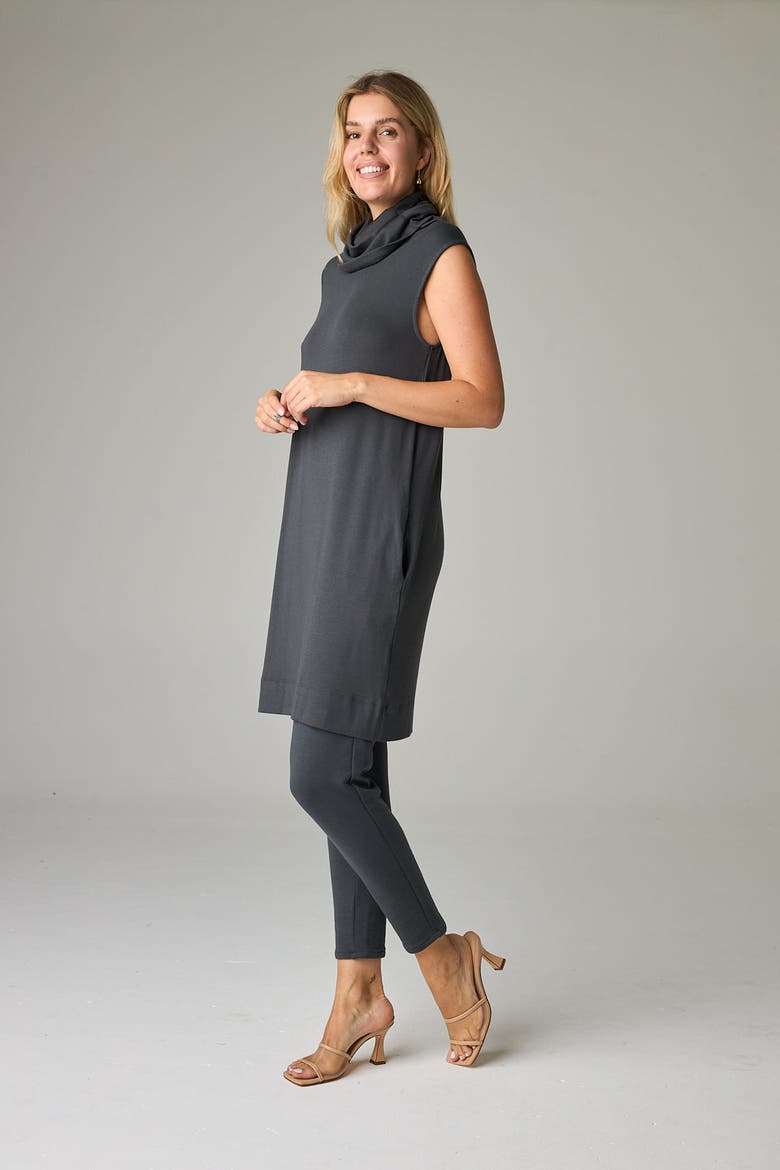 Serengeti Eco-Luxe Fleece Slim Pant - Cloud-Soft Comfort, Alternate, color, Slate