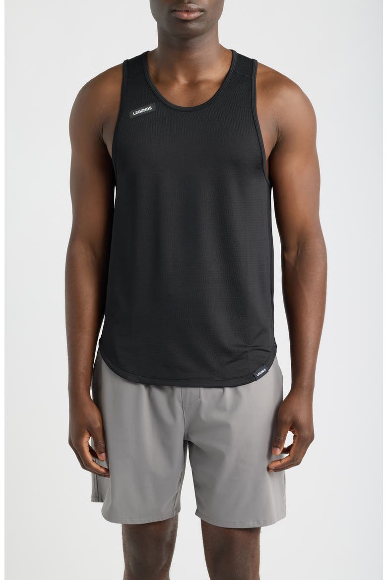 Enzo Performance Tank, Main, color, BLACK