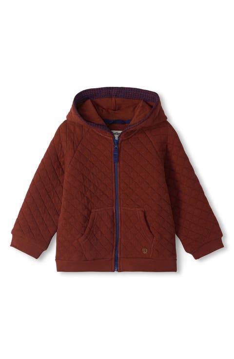 Kids' Quilted Zip Hoodie