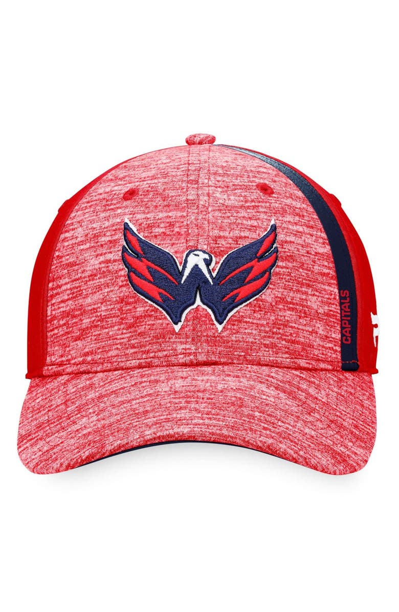 FANATICS Men's Fanatics Branded Red Washington Capitals Defender Flex Hat, Alternate, color, Red