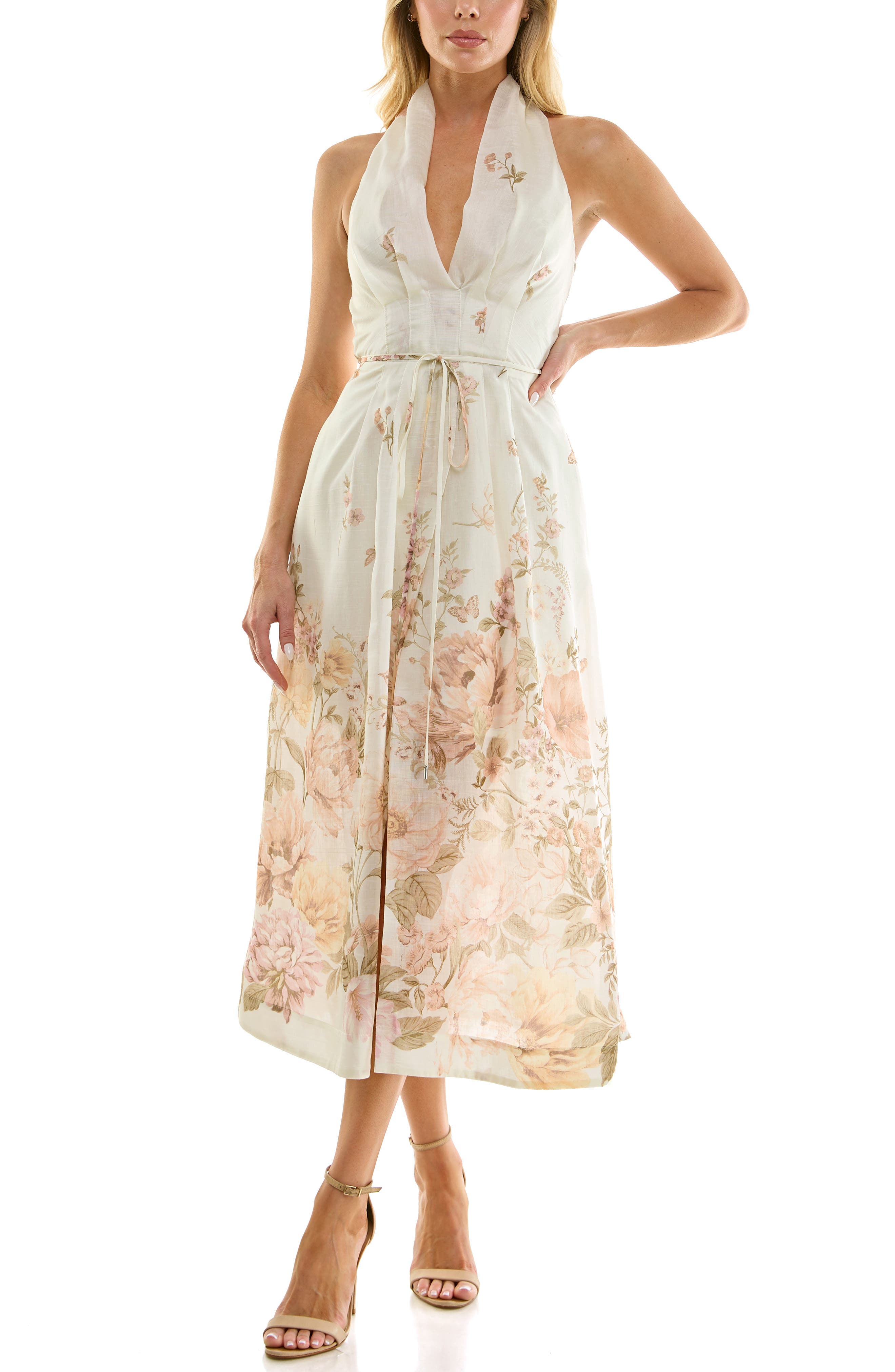 Midi Halter Dress - image 3