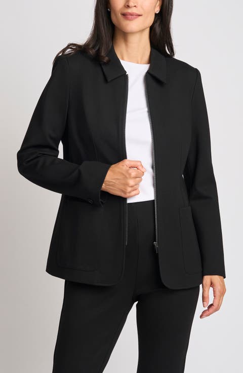 Double Zip Long Jacket