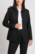 Halogen® Double Zip Long Jacket