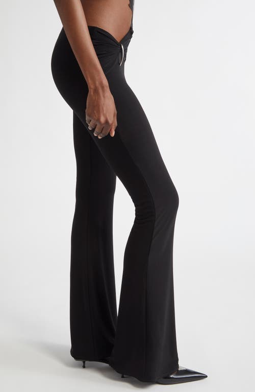 Grace Ling Claw Flare Pants In Black
