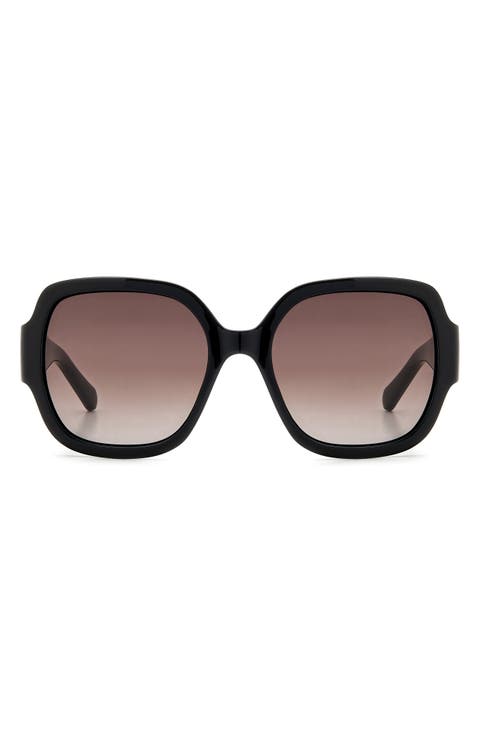 58mm Square Sunglasses