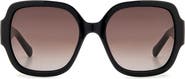 Fossil 58mm Square Sunglasses