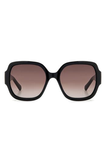 Fossil 58mm Square Sunglasses In Black