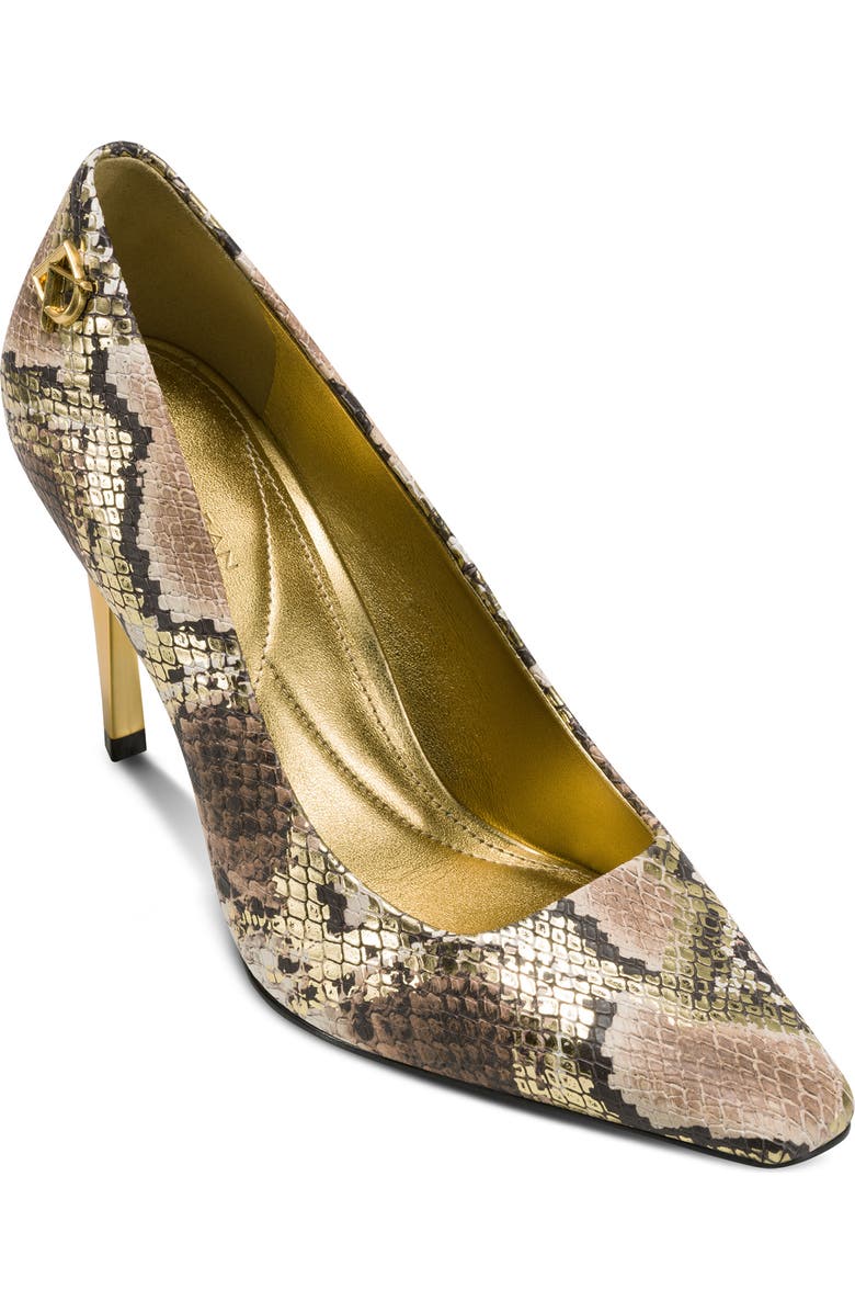 Donna Karan New York Savita Pump, Main, color, Cognac/ Gol