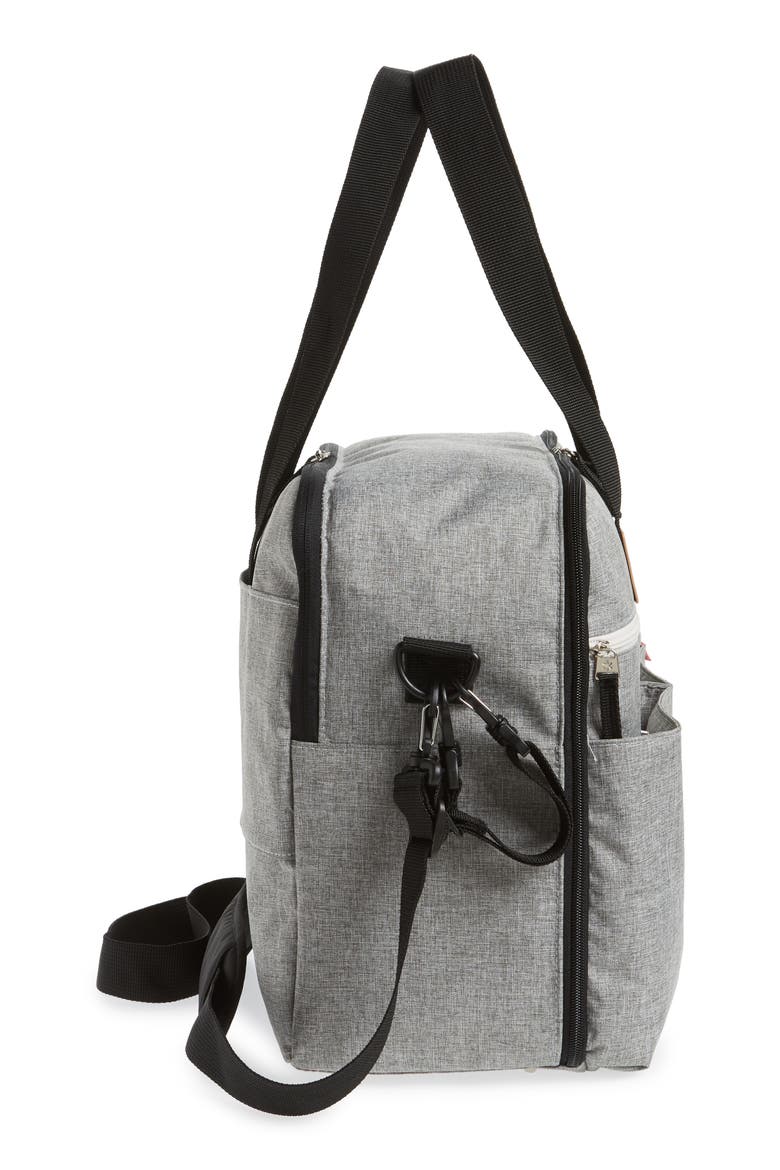 Duo Weekend Diaper Bag, Alternate, color, GREY