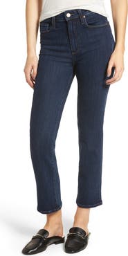 PAIGE Margot High Waist Ankle Straight Leg Jeans