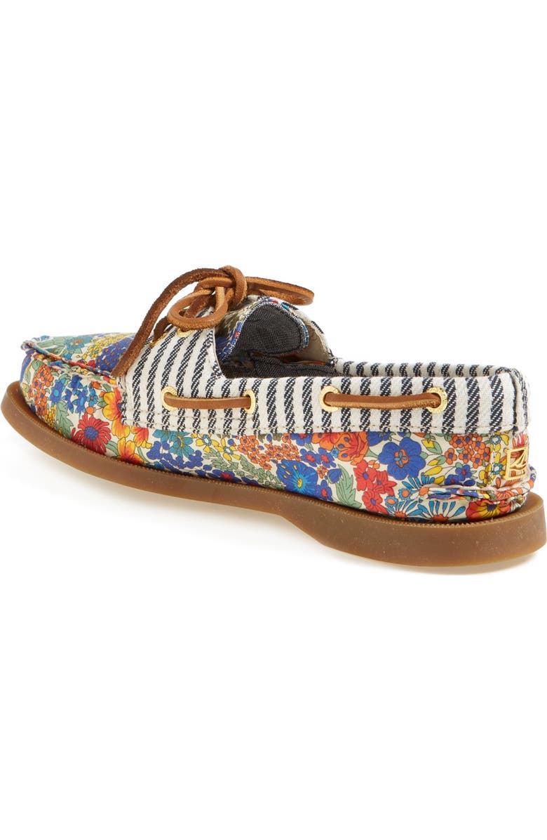 SPERRY TOP-SIDER<sup>®</sup> Sperry 'Authentic Original Liberty' Floral Canvas Boat Shoe, Alternate, color,