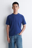 COS Ribbed Merino Wool-cotton T-shirt