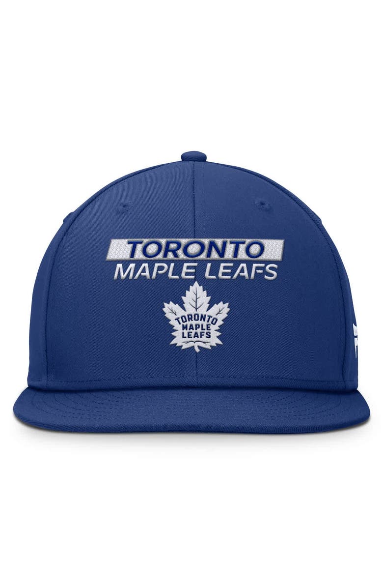 FANATICS Men's Fanatics Blue Toronto Maple Leafs Authentic Pro Prime Snapback Hat, Alternate, color, Blue