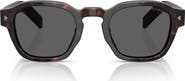 Prada 49mm Round Phantos Sunglasses