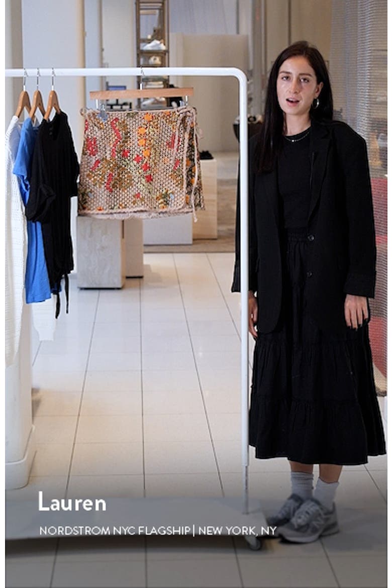 Danna Tile Cover-Up Skirt video