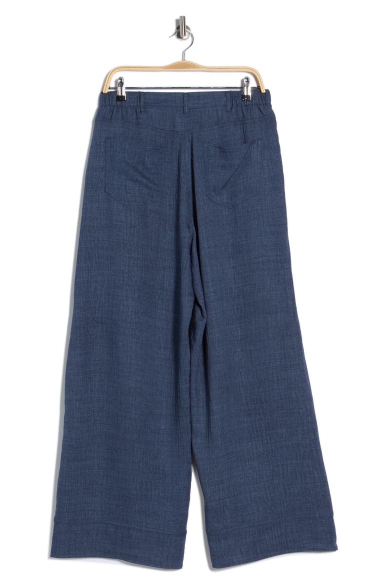 Easy Wide Leg Pants, Alternate, color, HINDG214-HEATHER INDIGO-JX-ZYSC231214