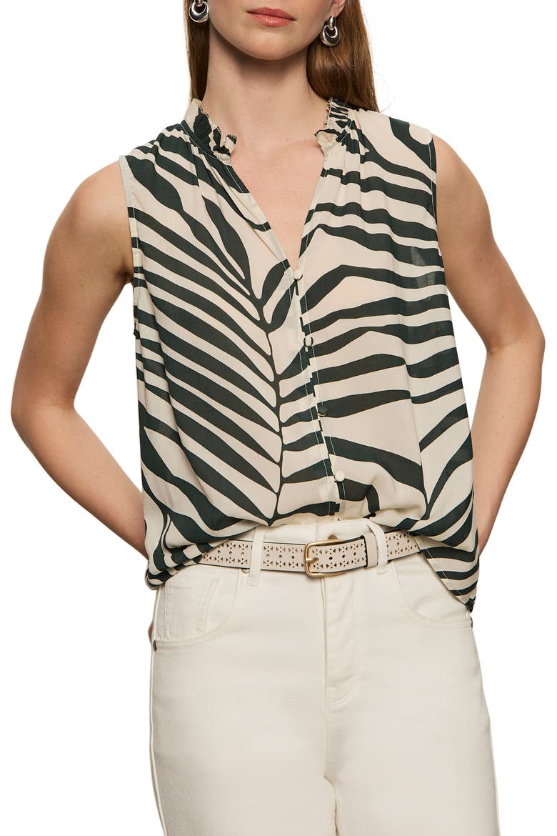 Summer Lovin' Sleeveless Top, Alternate, color, GREEN OASI