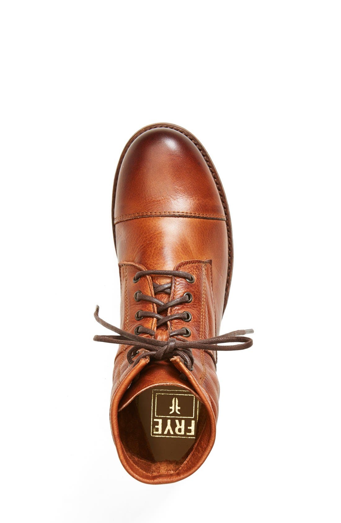 'Erin' Leather Work Boot, Alternate, color, WHISKEY