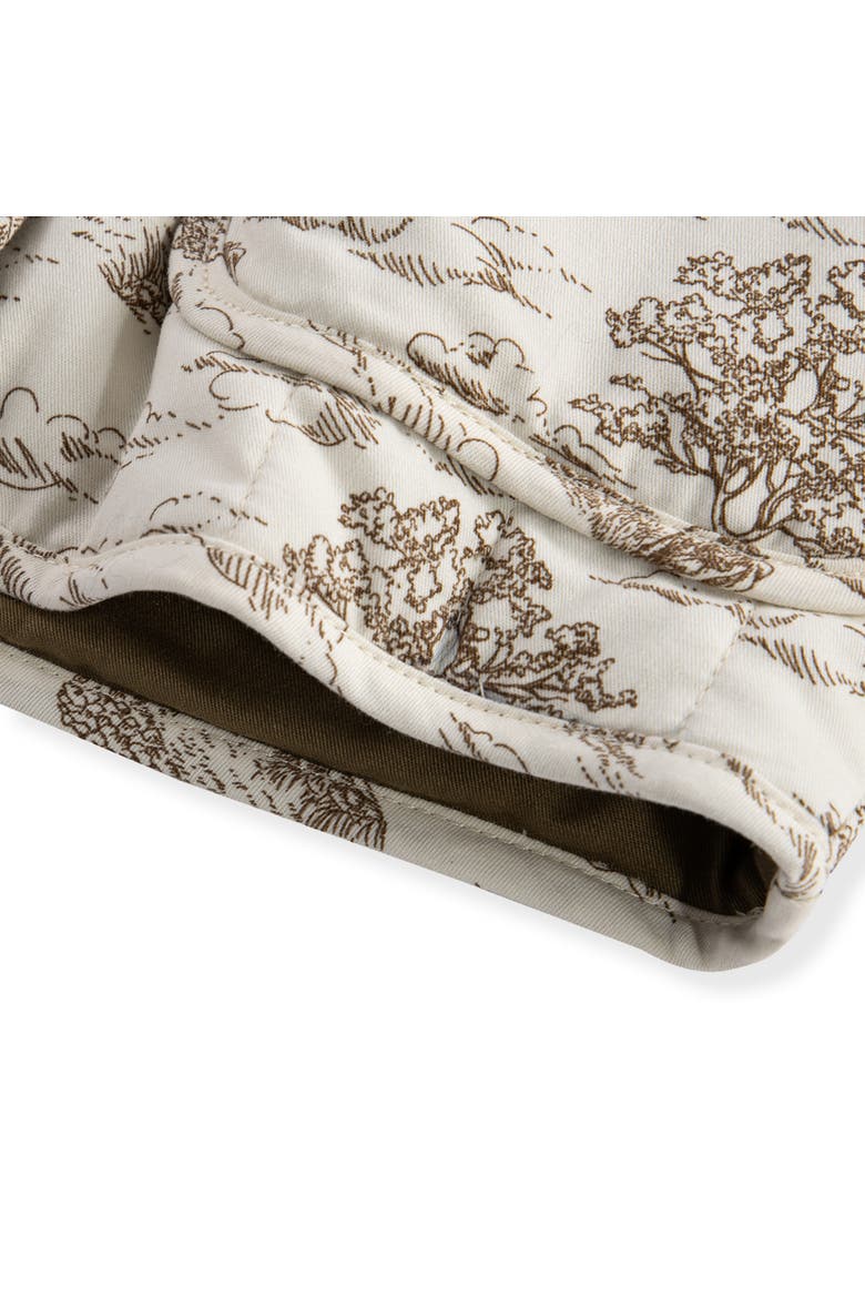 Quilted Coat, Alternate, color, Country Toile
