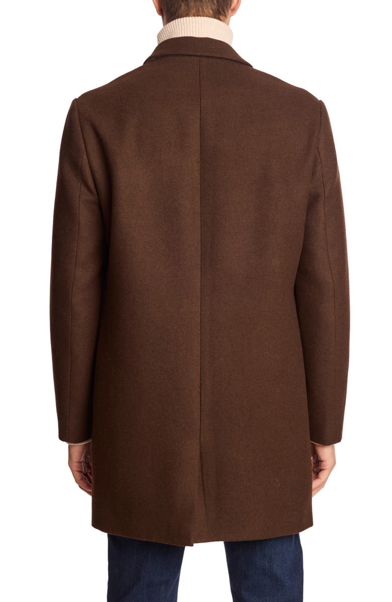 PAISLEY & GRAY Wool Blend Topper Coat, Alternate, color, Chocolate Brown