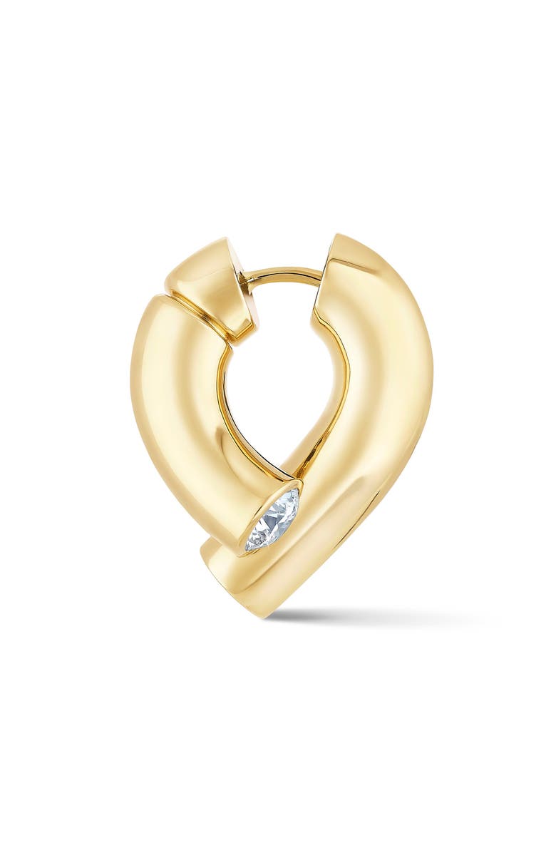 TABAYER Oera Diamond Bezel Earrings, Alternate, color, Yellow Gold