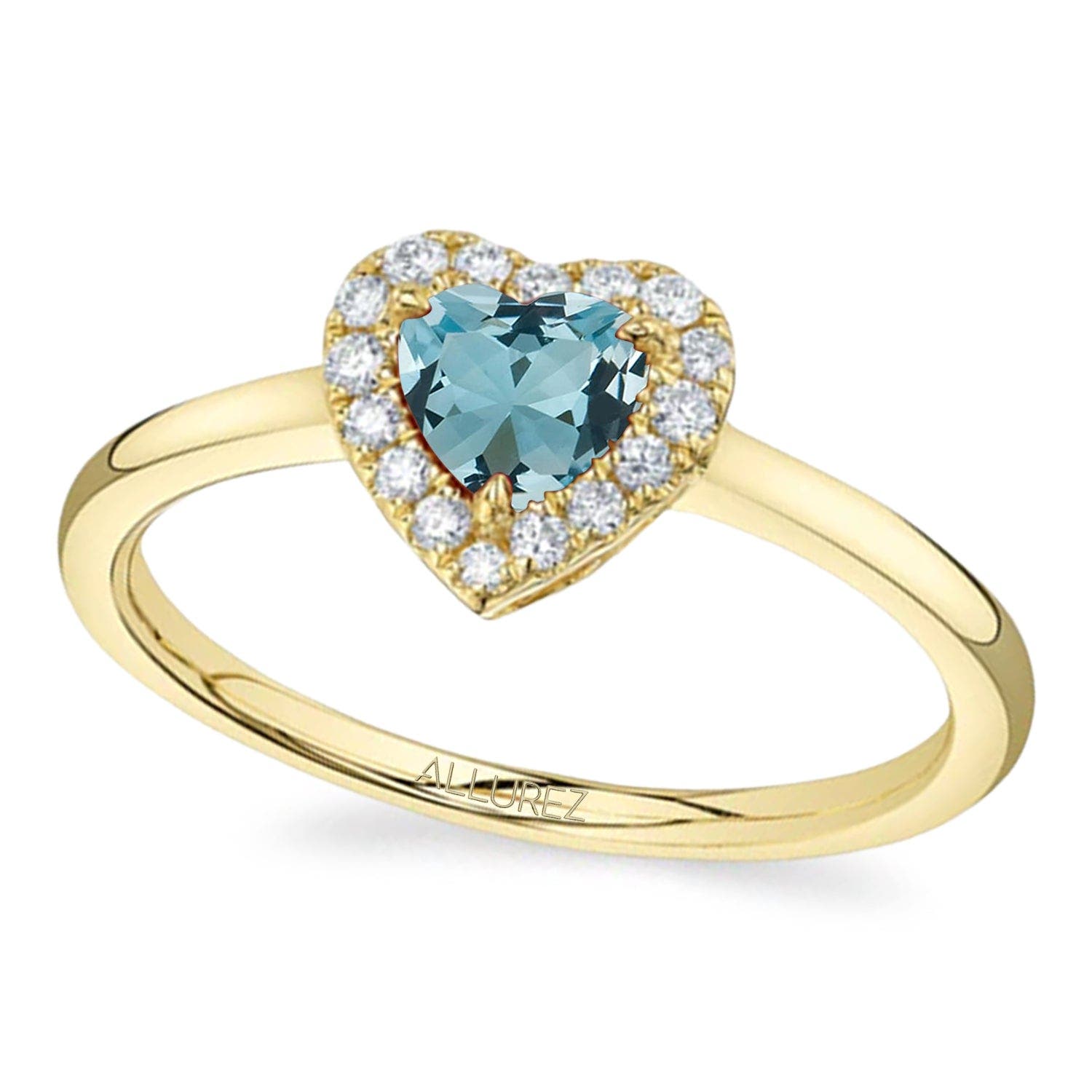 Aquamarine/Yellow Gold