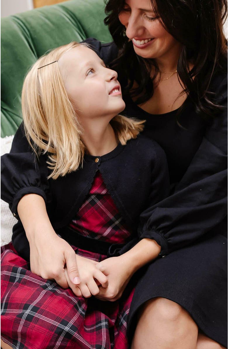 Hope & Henry Girls' Organic Peter Pan Collar Party Dress, Toddler, Alternate, color, 