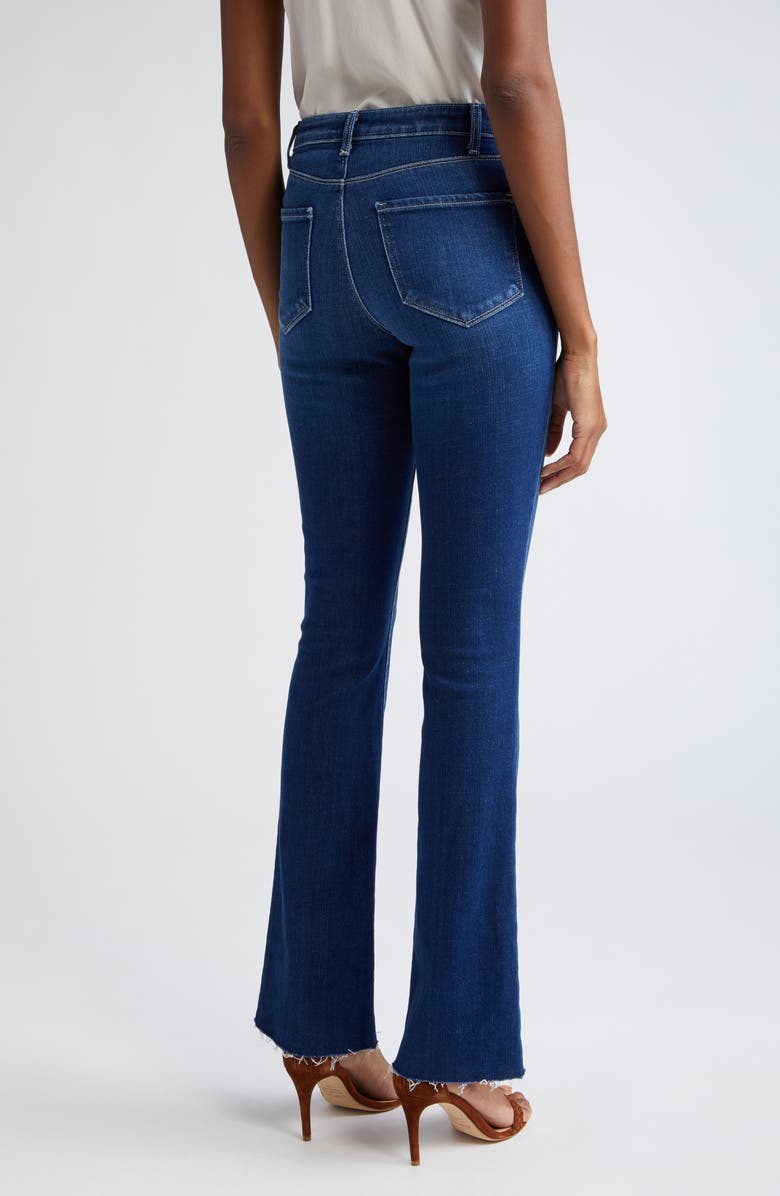 L'AGENCE Ruth Raw Hem Straight Leg Jeans, Alternate, color, Sutton