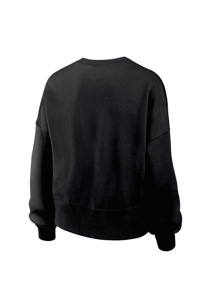 Women's Nike Black Army Black Knights Phoenix Fleece Pullover Sweatshirt, Alternate, color, Black