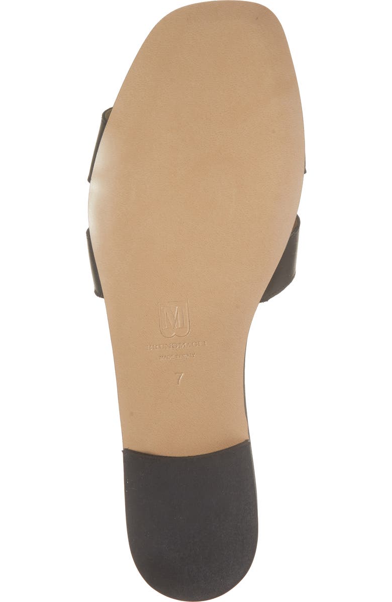 Bruno Magli Bit Slide Sandal, Alternate, color, Black Nappa