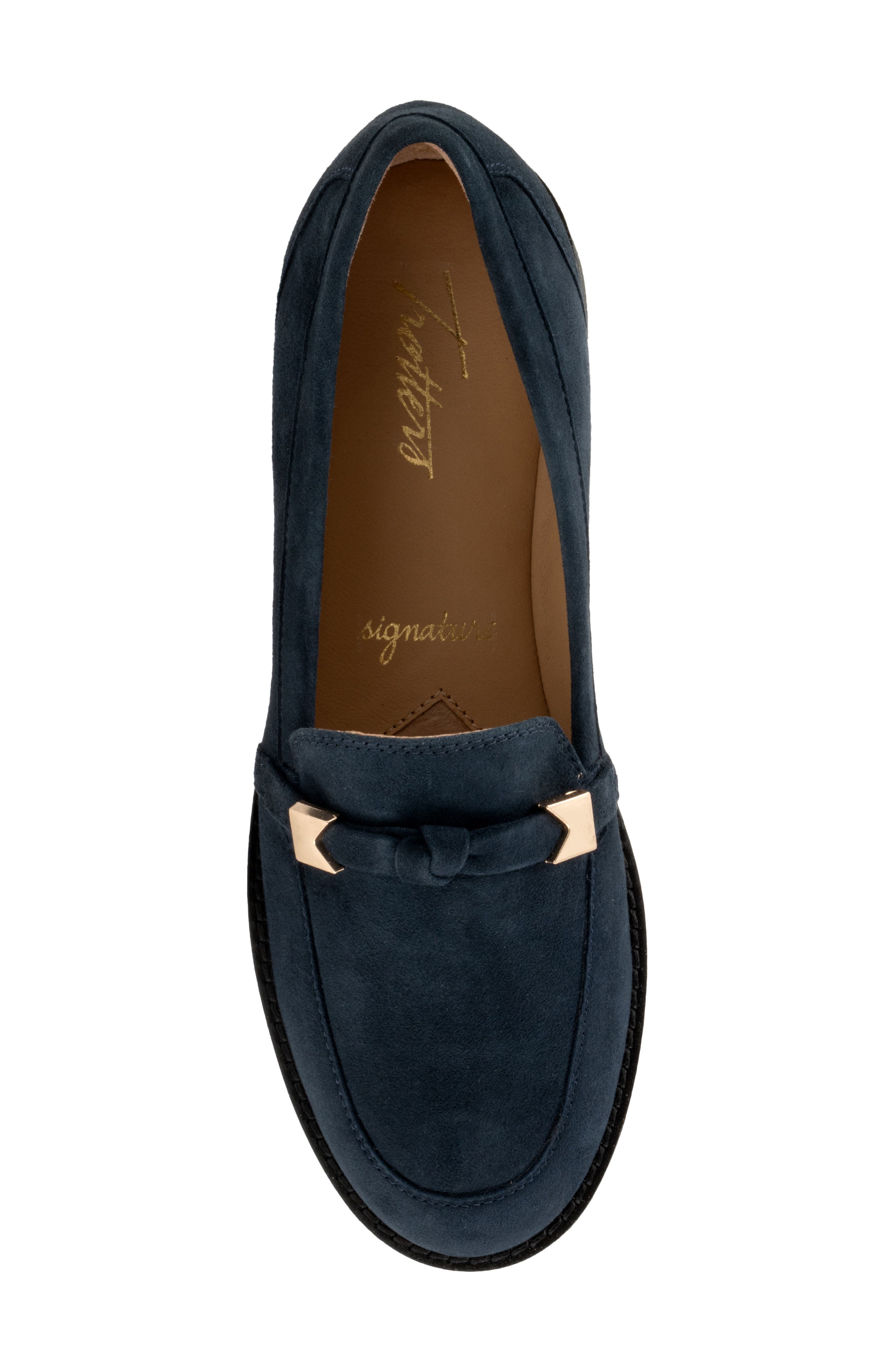 Femi Loafer, Alternate, color, NAVY SUEDE