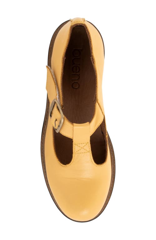 Bueno Abigail Mary Jane Loafer In Mustard