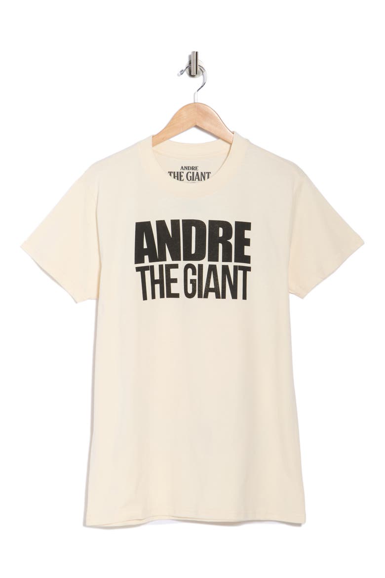 Andre The Giant Retro Boxy Tee, Alternate, color, NATURAL