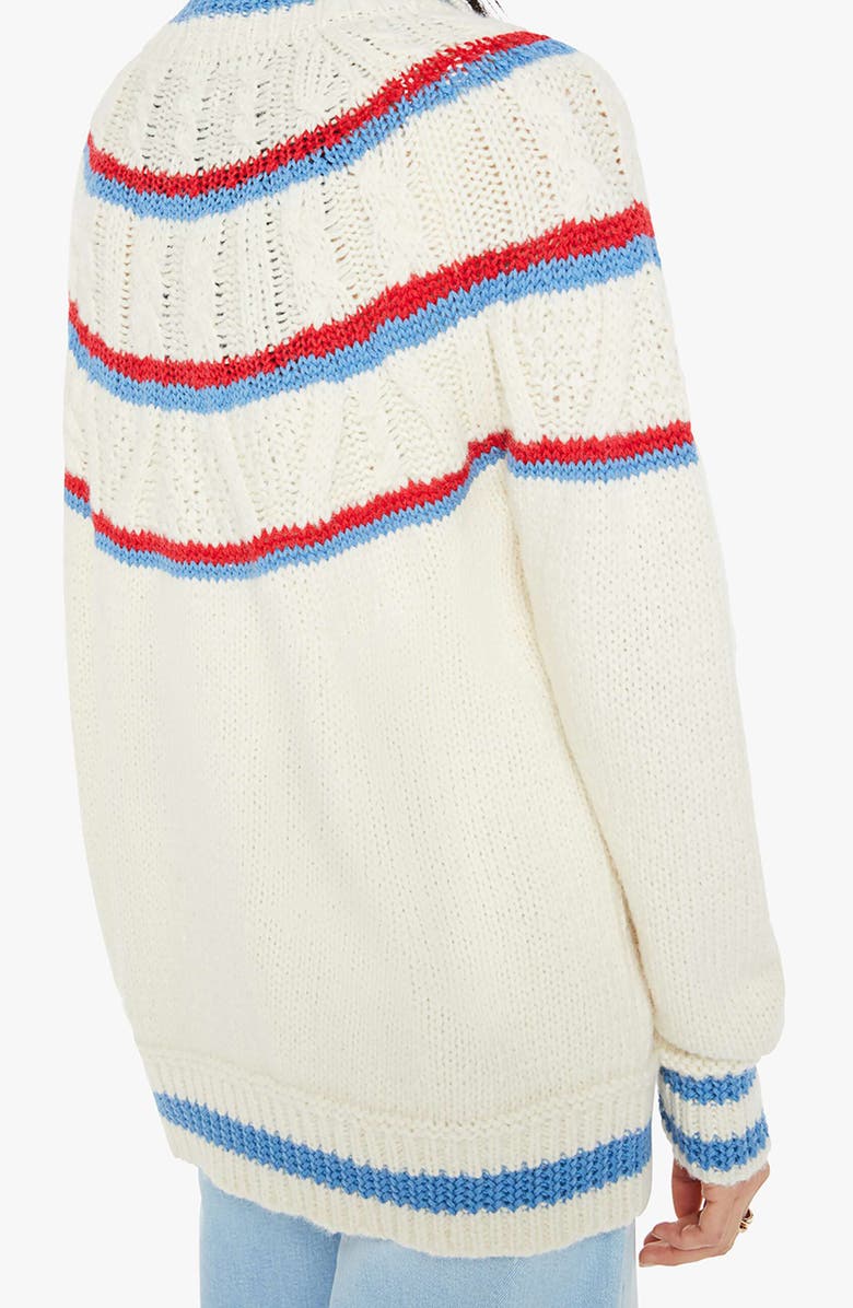 MOTHER The Mock Neck Cardigan, Alternate, color, 