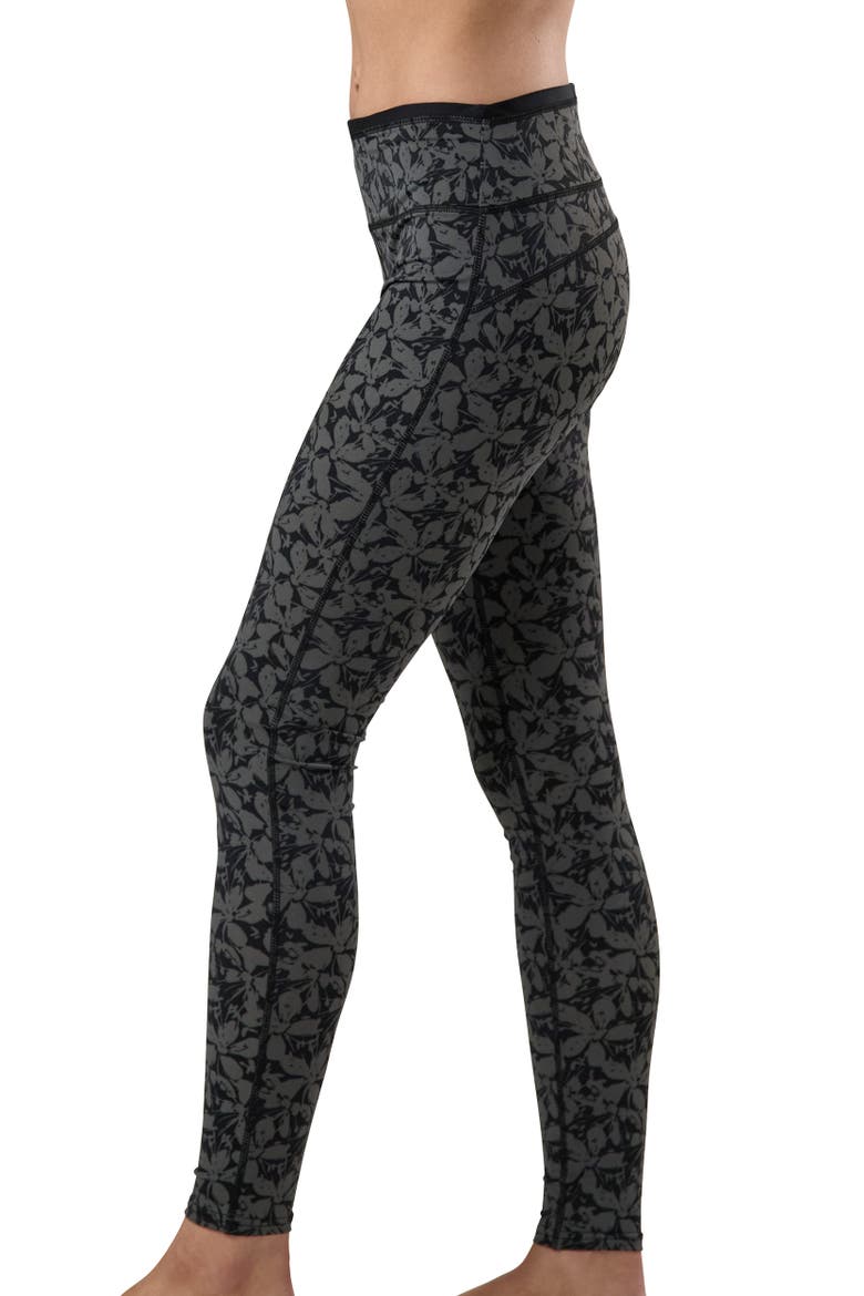 Active Sport Swim Leggingz, Alternate, color, Black Shadow
