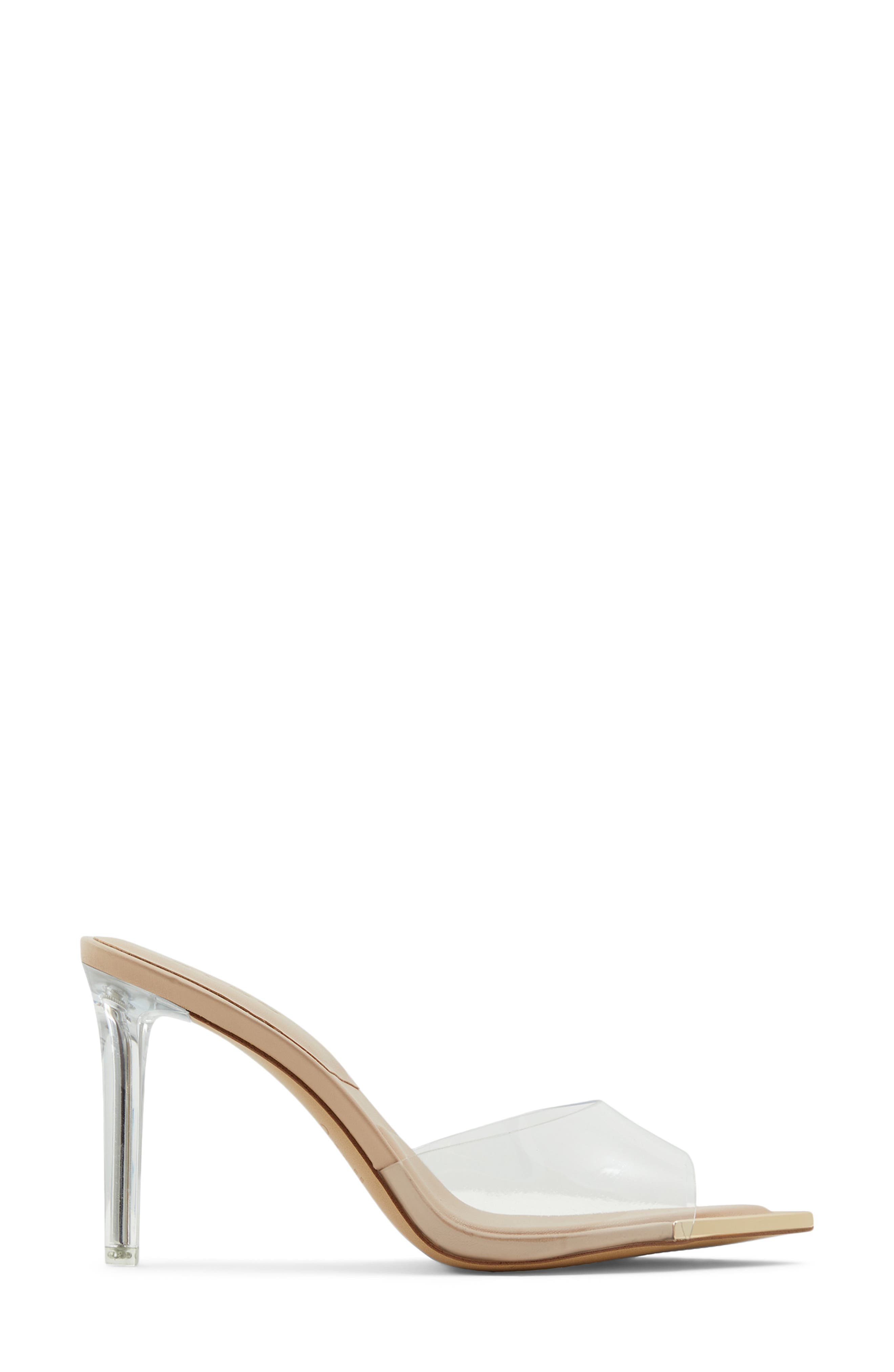ALDO Annabrilden Pointed Toe Sandal, Alternate, color, Bone