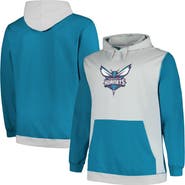 FANATICS Men's Fanatics Branded Teal/Silver New Orleans Hornets Big & Tall Primary Arctic Pullover Hoodie