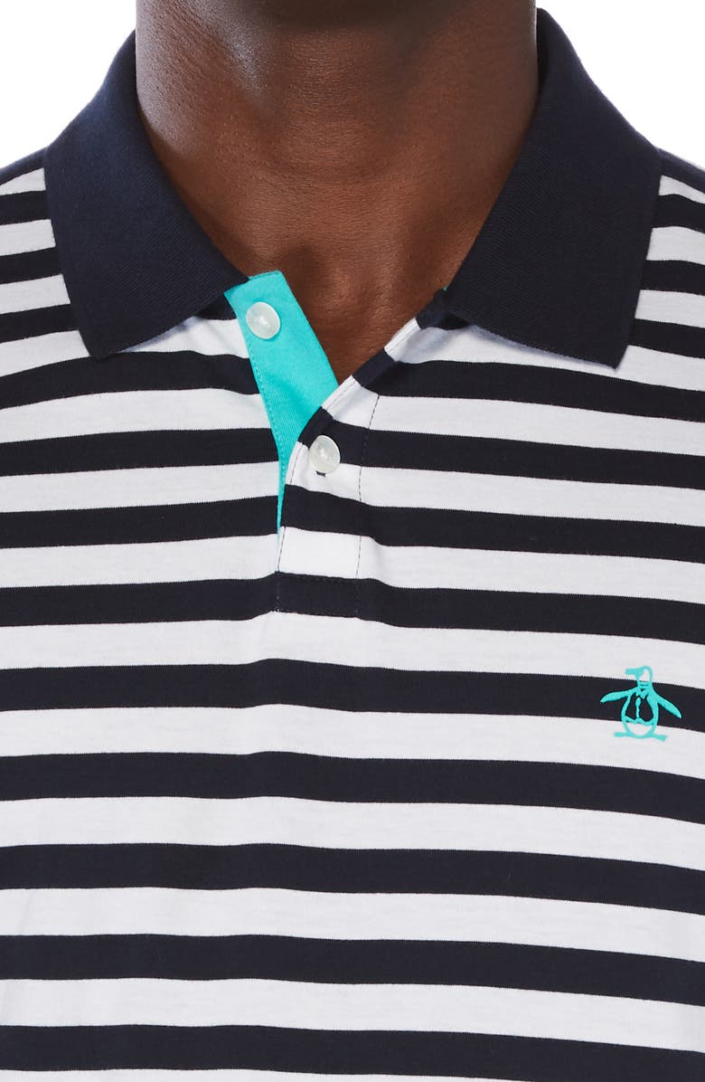 Original Penguin Mix Stripe Polo, Alternate, color,