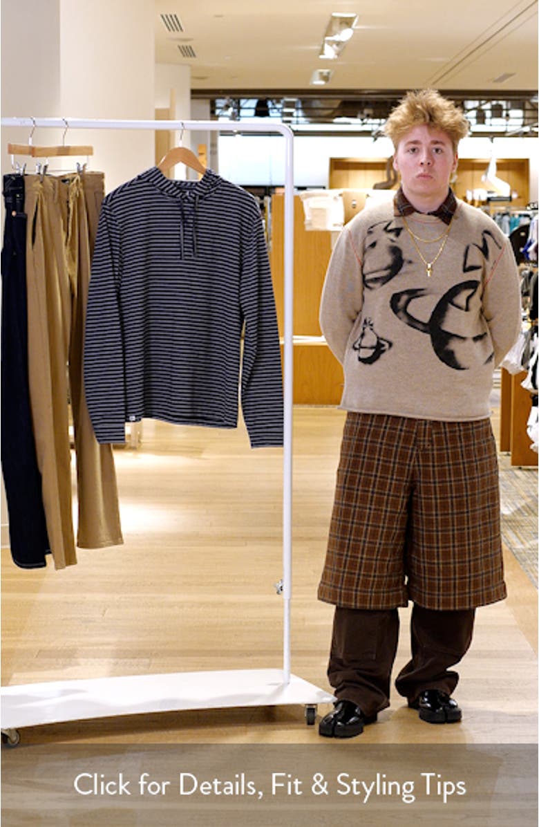 Wycliff Stripe Hangin' Out Drawstring Hoodie, sales video thumbnail