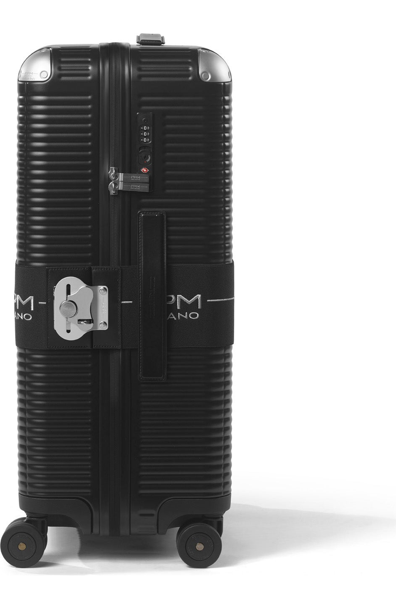 FPM - Fabbrica Pelletterie Milano - US Bank Zip Deluxe Spinner 68 Luggage, Alternate, color, Eclipse Black