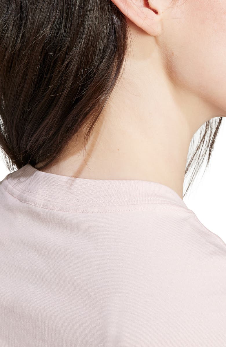 adidas Logo Print Cotton T-Shirt, Alternate, color, Sandy Pink