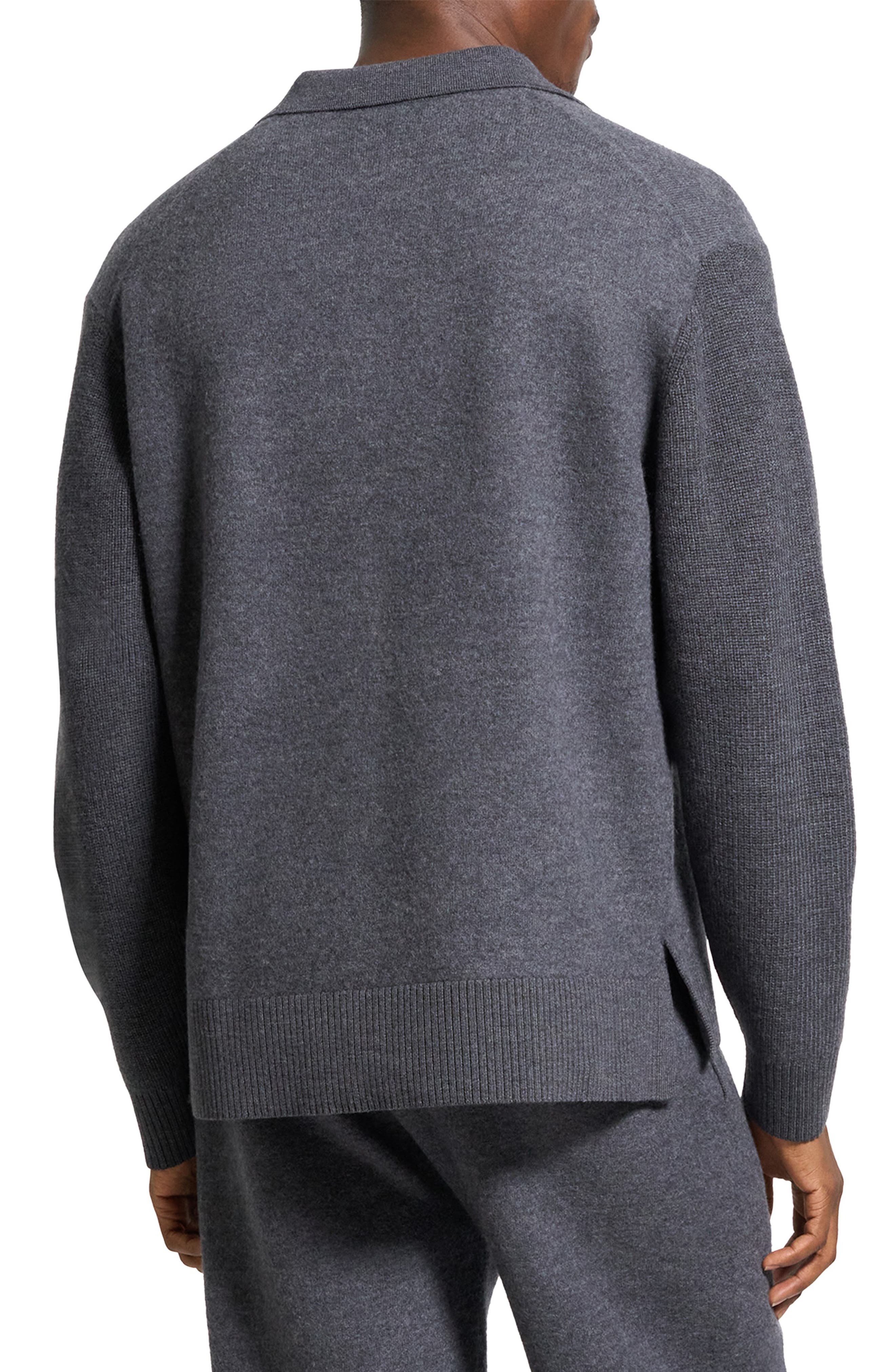 Boiled Merino Wool Johnny Collar Sweater - image 2